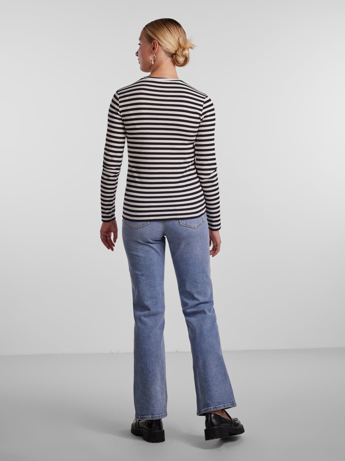 PCRUKA T-Shirt - Cloud Dancer/sort